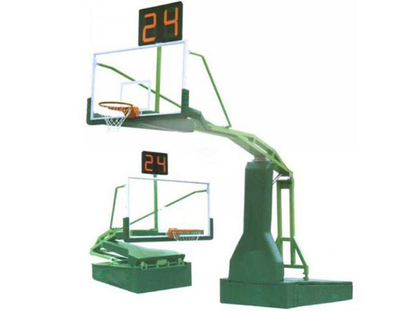 manual hydraulic basketball stand