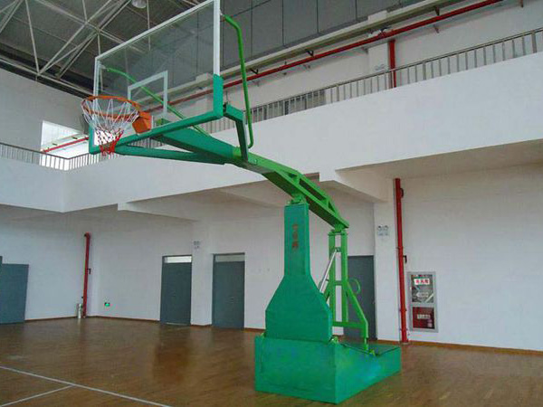 manual hydraulic basketball stand