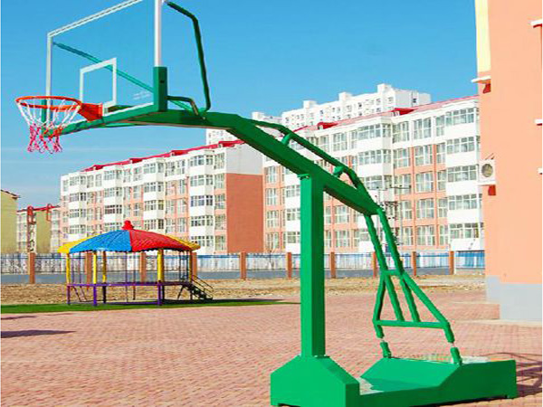 indentation hydraulic basketball stand